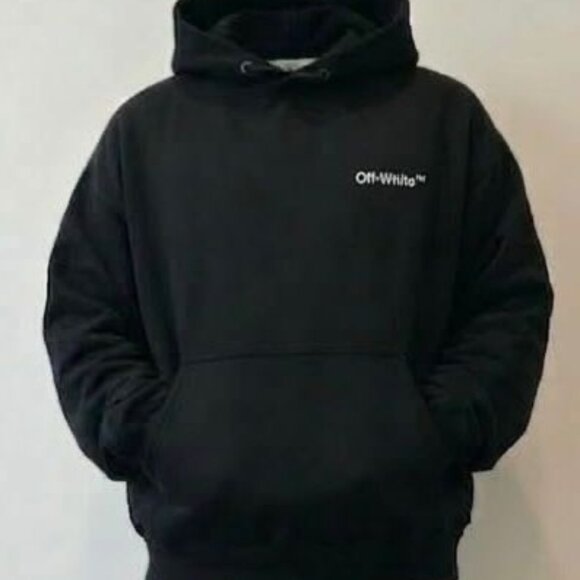 Authentic Off White Logo Hoodie NWT Size Medium - Picture 4 of 6